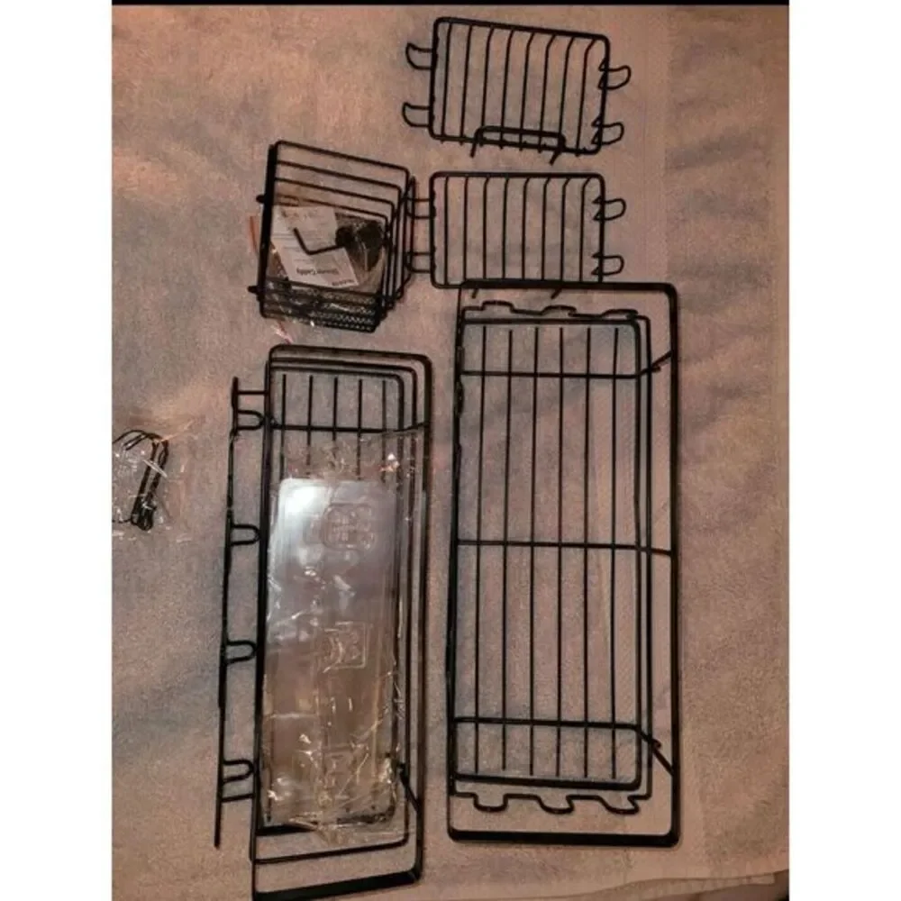 5 Pack/Set Shower Caddy Adhesive Shower Organizer for Bathroom Storage & Kitchen